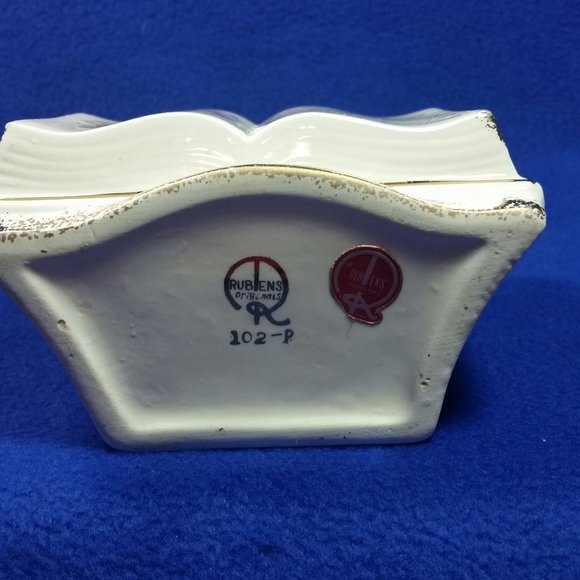 Vintage Ruben's Original The Lord's Prayer Indoor Planter Pre-Owned No Box - Picture 10 of 10